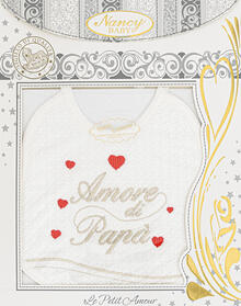 BAVETTA RICAMATA AMORE DI PAPA  