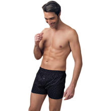 BOXER UOMO MERCERIZZATO CON BOTTONCINO FANTASIA 