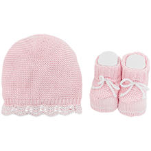 CAPPELLINO+SCARPETTA IN COTONE 