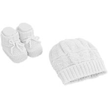 CAPPELLINO+SCARPETTA IN COTONE 