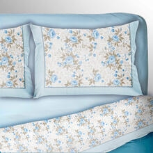 COMPLETO LETTO 2 PIAZZE COTONE PERCALLE CM 270X300 