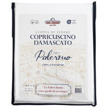 COPPIA FEDERE DAMASCATE CM 52X82 