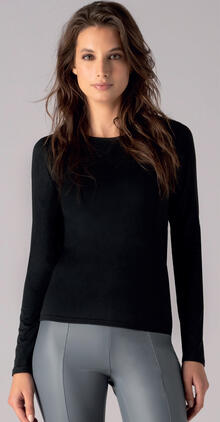 MAGLIA  DONNA TERMICO MANICA LUNGA EFFETTO CALDO 