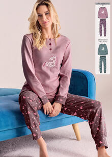 PIGIAMA DONNA INTERLOCK 