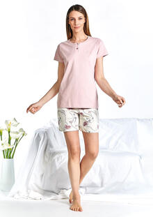 PIGIAMA DONNA MEZZA MANICA PANTALONCINO 