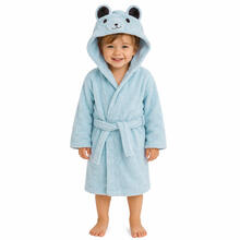 ACCAPPATOIO NEONATO CON CAPPUCCIO A FORMA DI ORSETTO 