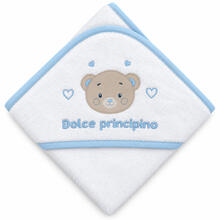 ACCAPPATOIO NEONATO TRIANGOLO SPUGNA IDROFILA 75X75 CM 