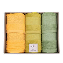 ASCIUGAMANI 3+3 IN SCATOLA SPUGNA 450 GRAMMI MQ 