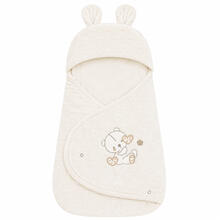 BABY SACCO IN CORAL POP CON ORECCHIE 