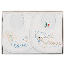 BAVETTA RICAMATA SCATOLA X 2 PZ 