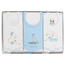 BAVETTA RICAMATA SCATOLA X 3 PZ 