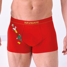 BOXER UOMO ELASTICIZZATO ELASTICO ESTERNO NATALIZIO 