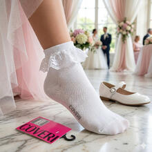 CALZA BIMBA CORTO CERIMONIA CON BALZA PIZZO 