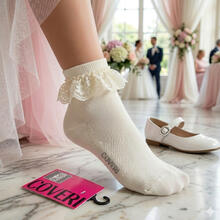 CALZA BIMBA CORTO CERIMONIA CON BALZA PIZZO 