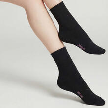 CALZA DONNA TAGLIO LASER CALDO COTONE MODAL 
