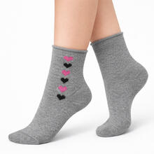 CALZINO BIMBA CORTO COTONE ELASTICIZZATO 