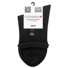 CALZINO BIMBA CORTO COTONE ELASTICIZZATO 