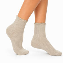 CALZINO CORTO DONNA  CALDO COTONE 