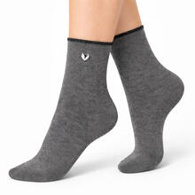 CALZINO DONNA CORTO CALDO COTONE 
