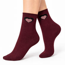CALZINO DONNA CORTO CALDO COTONE 