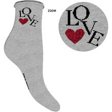 CALZINO DONNA CORTO CALDO COTONE MODA 
