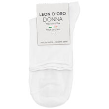CALZINO DONNA COTONE CON POLSINO ELASTICO 