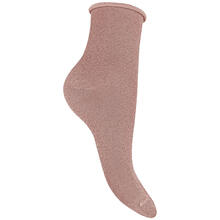 CALZINO DONNA MODA LUREX COLORI CHIARI 