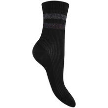 CALZINO DONNA MODA LUREX COLORI SCURI 