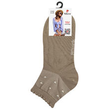 CALZINO DONNA MODA LUREX COLORI SCURI 