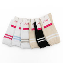 CALZINO DONNA TIPO TENNIS CON RIGHE 