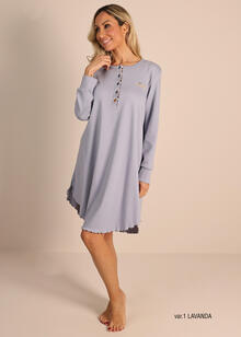 CAMICIA DA NOTTE DONNA INTERLOCK 