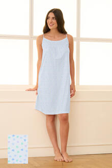 CAMICIA DA NOTTE DONNA SPALLA STRETTA 