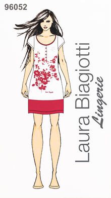 CAMICIA DA NOTTE MEZZA MANICA LAURA BIAGIOTTI 