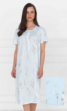 CAMICIA DA NOTTE MEZZA MANICA JERSEY 