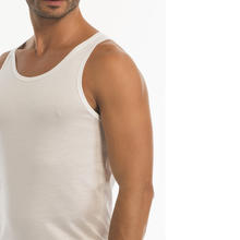 CANOTTIERA UOMO SPALLA LARGA FILO SCOZIA 