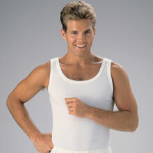 CANOTTIERA VOGATORE UOMO SPALLA LARGA LISCIA 