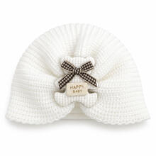 CAPPELLINO NEONATA MODELLO TURBANTE MADE IN ITALY 
