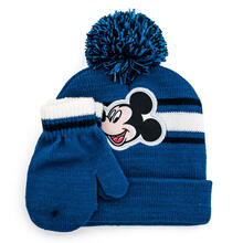 CAPPELLINO NEONATO + MUFFOLA MICKEY 