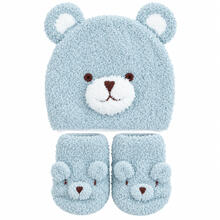 CAPPELLINO NEONATO INVERNALE + CALZINO 