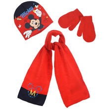 CAPPELLINO+GUANTI+SCIARPA MICKEY 