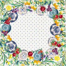 CENTROTAVOLA CM 93X93 COTONE CON STAMPA DIGITALE 