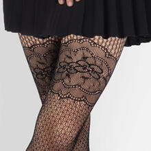 COLLANT DONNA MODA RETE ELASTICIZZATA 