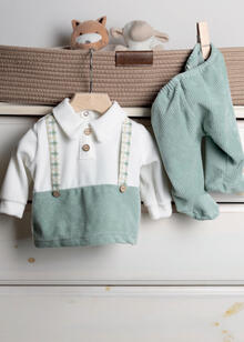 COMPLETINO 2 PEZZI NEONATO CINIGLIA 