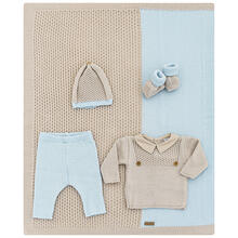 COMPLETO 4 PZ IN MISTO LANA 