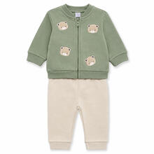COMPLETO FELPA GIROCOLLO CON ZIP 