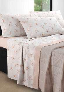 COMPLETO LETTO 2 PIAZZE COTONE SOPRA CM 240X280 