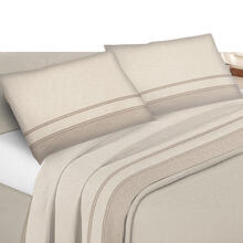 COMPLETO LETTO 2 PIAZZE COTONE SOPRA CM 240X290 SOTTO 180X200 