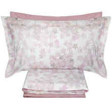 COMPLETO LETTO 2 PIAZZE COTONE TELA 30-27 FILI 