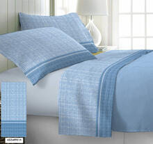COMPLETO LETTO 2 PIAZZE FLANELLA DI COTONE 