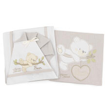 COMPOSE  CULLA NEONATO PIQUET 4 PEZZI 